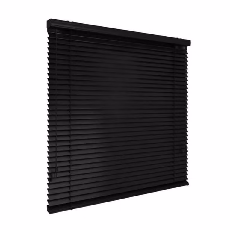Time4blinds Aluminium Jaloezieën voor Binnen - Zwart - B/H: 190 x 200 cm - Bediening Rechts - 50mm Lamellen