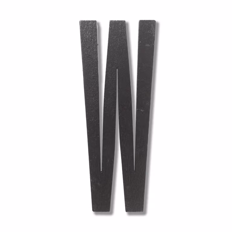 Design Letters Letter Wanddecoratie Zwart Metaal