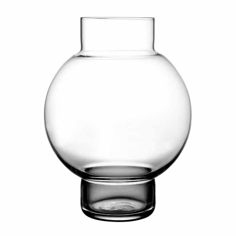 Skrufs Glasbruk Tokyo vaas en waxinelichtjeshouder, 13 cm