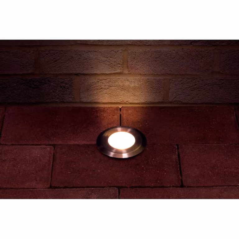 Lyora Laken IP67 LED grondspot - 4,5W - 3000K - Zilver