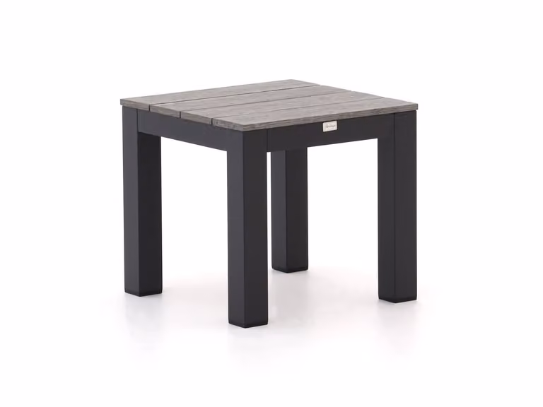 Bellagio Bijzettafel voor tuin en terras, vierkant, grijs