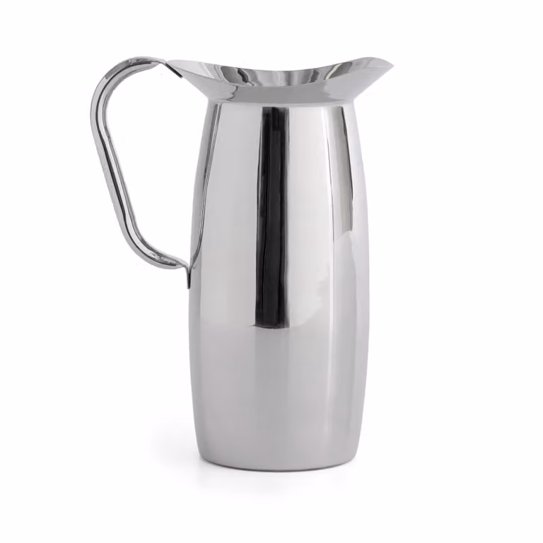 HAY Indian Steel Pitcher kan, Zilver, 0,9 l