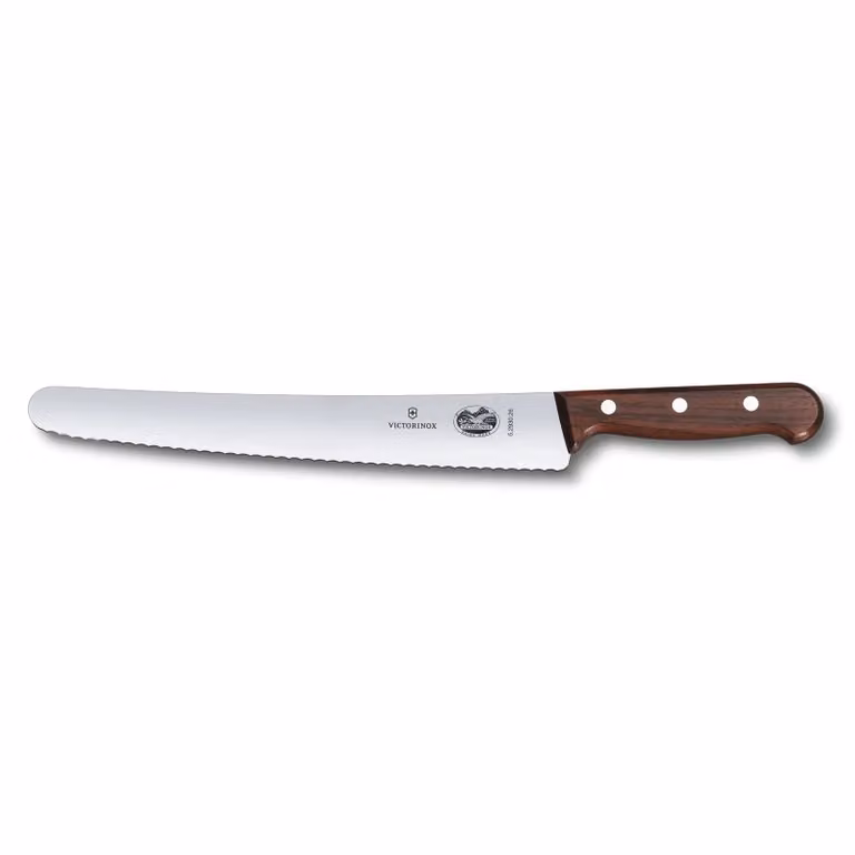 Victorinox broodmes van roestvrij staal met esdoorn houten handvat, 26 cm