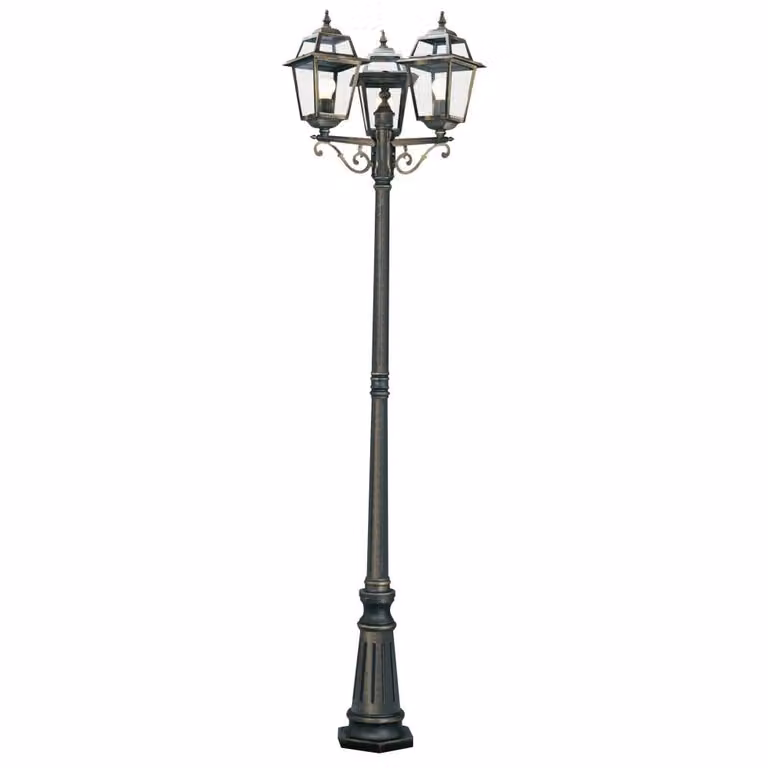 Searchlight New Orleans Klassieke Buitenlantaarn 3-lichts Bronsbruin