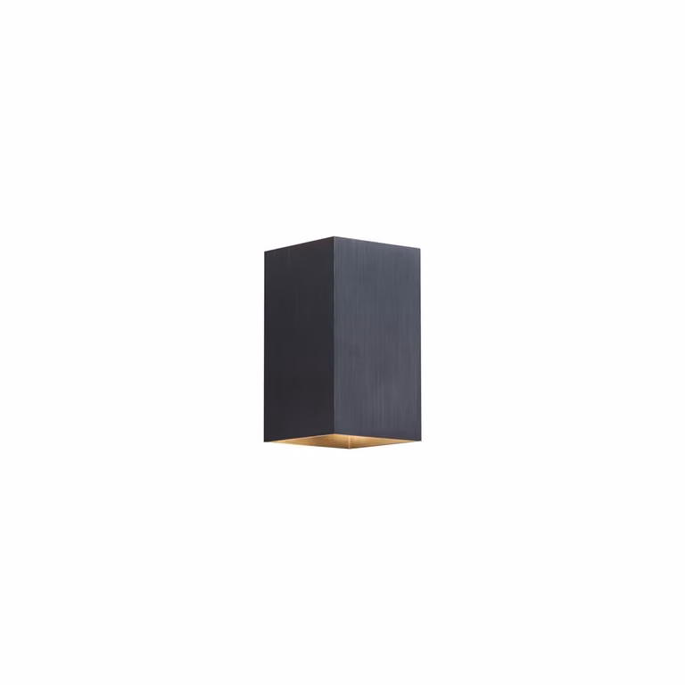 Qazqa Moderne Wandlamp Grijs Vierkant 2-Lichts GU10 Metalen Up-and-Down Verlichting