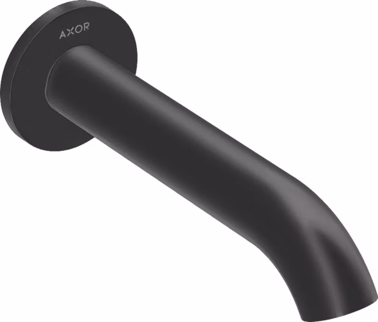 Axor Uno A douchekop voor wandmontage, 178 mm, geborsteld messing, mat zwart