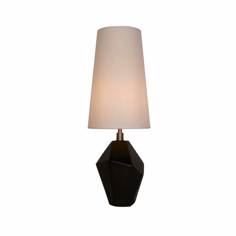 Searchlight Apex Tafellamp - Zwart - Modern Metaal