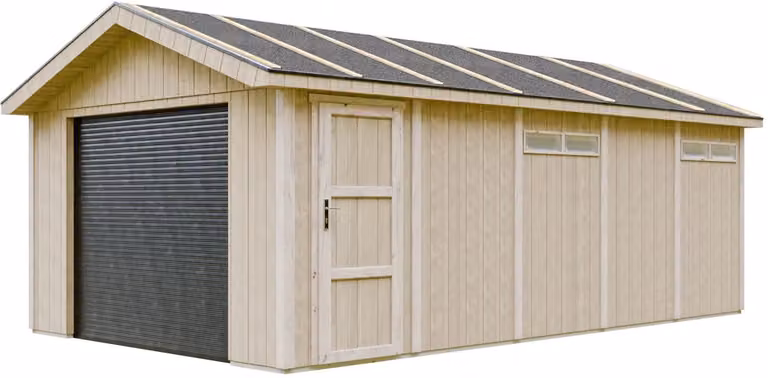 Timbela M992B LP SmartSide Garage 21 m2 B: 648 cm, D: 378 cm, H: 269 cm