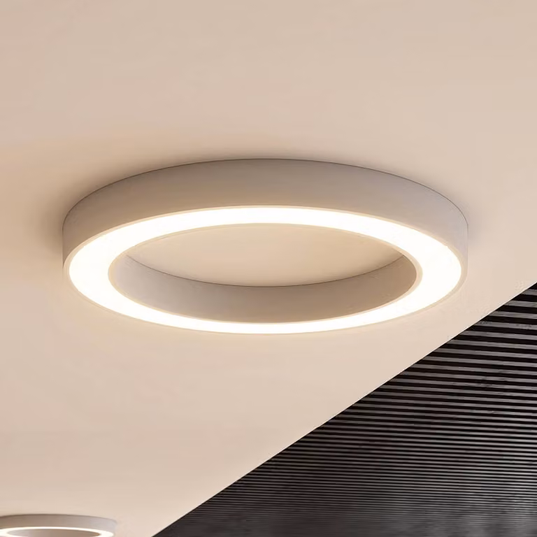 Arcchio LED Plafondlamp Wit - Modern Rond - Dimbaar - Aluminium en Plastic