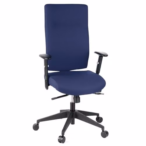 hjh OFFICE Professionele bureaustoel PRO-TEC 300 Donkerblauw Stof