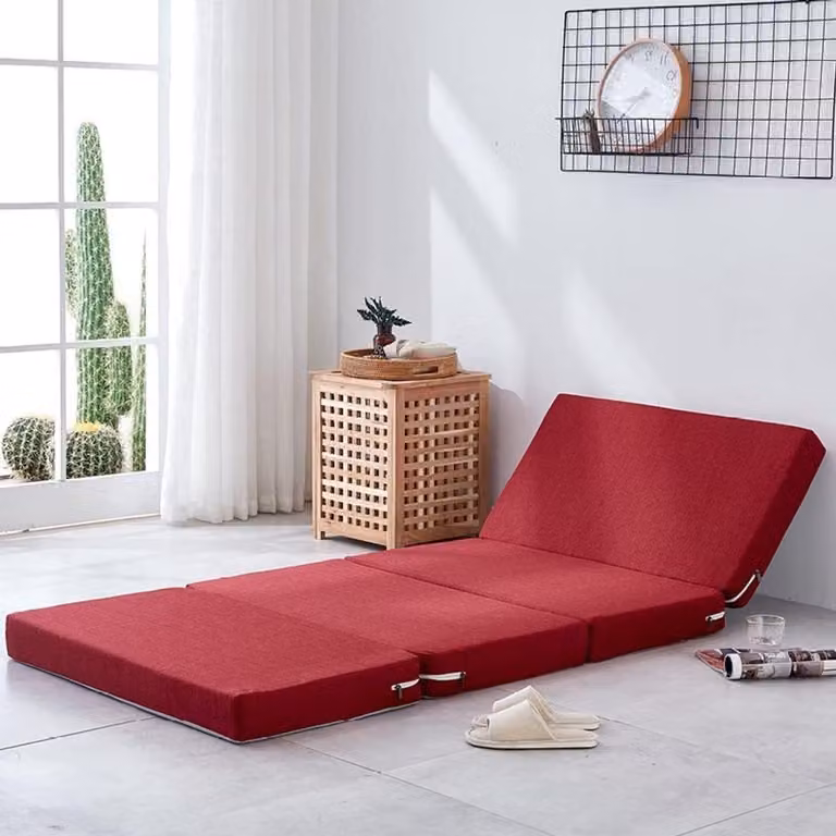 Opvouwbare Rosso Futon Gastenmatras met Hoge Dichtheid Schuim - 200 cm