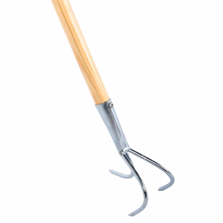 Talen Tools mini-tuinkrabber compleet met 75 cm verzinkte steel