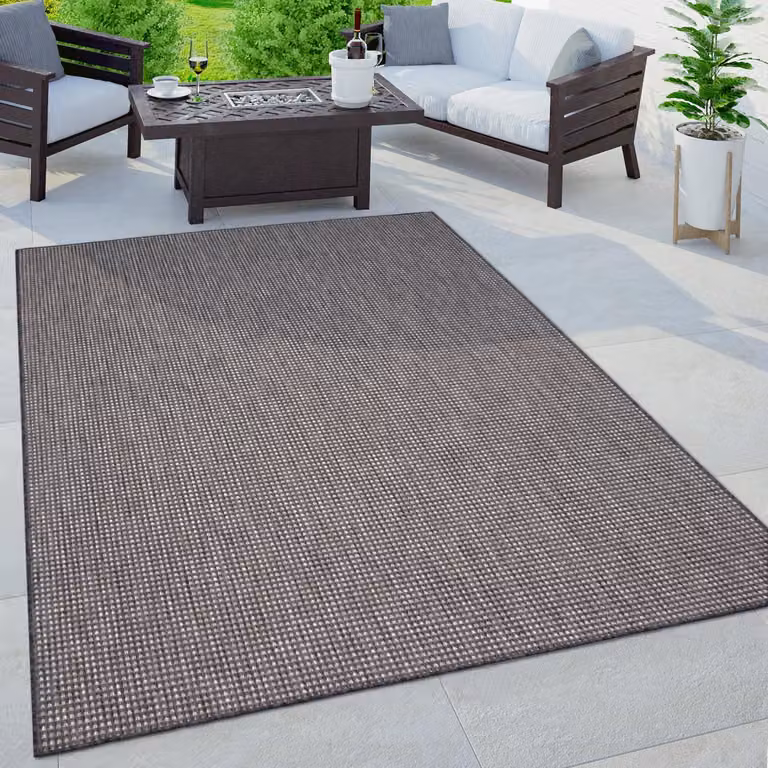 Modern Buitenkleed Paco Home, Effen Kleur, Polypropyleen, Breedte: 280 cm, Diepte: 200 cm