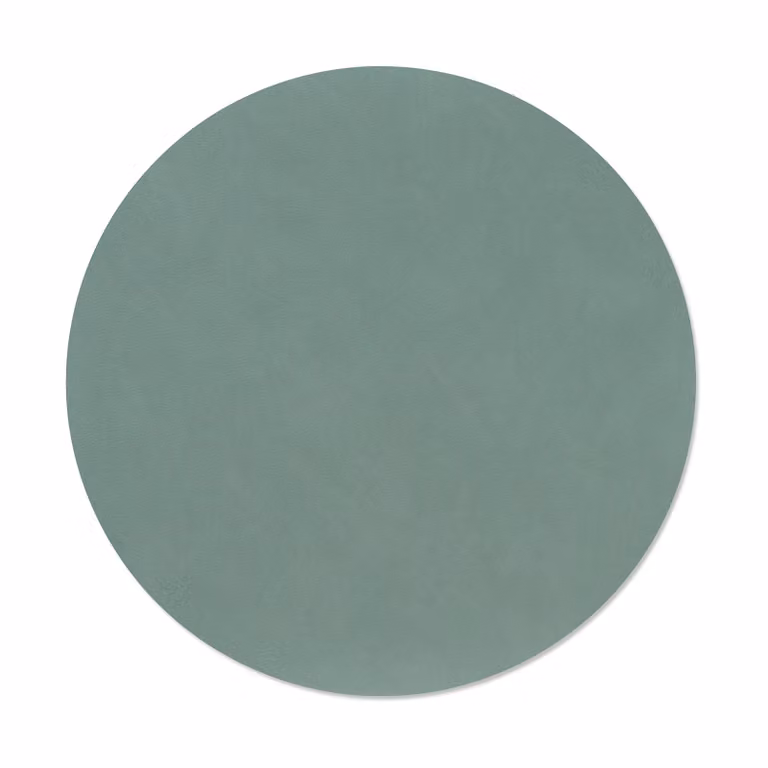 LIND DNA Nupo placemat Pastelgroen, cirkel, L