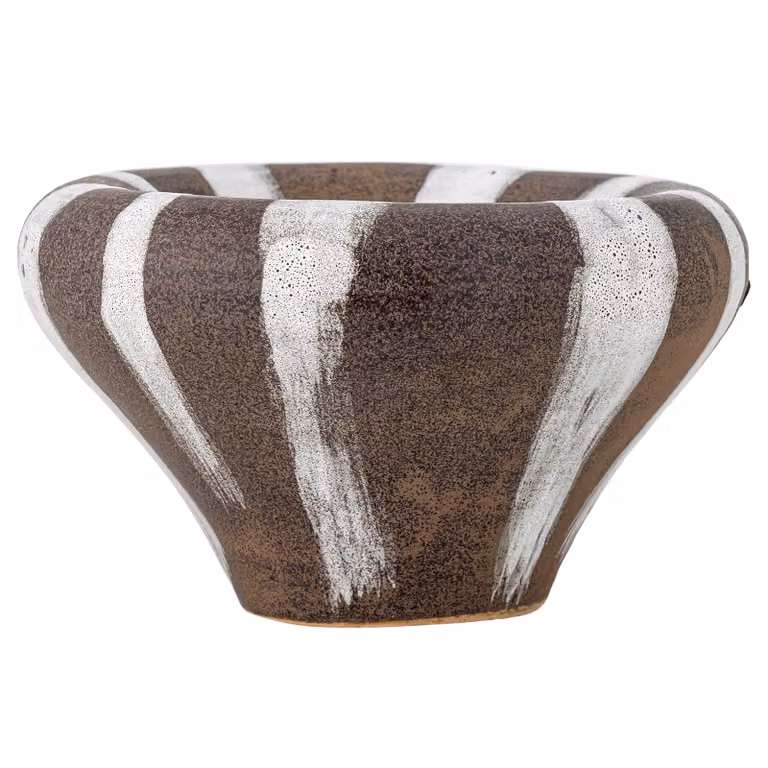 home24 Schaal Ladris bruin Ø 23 cm