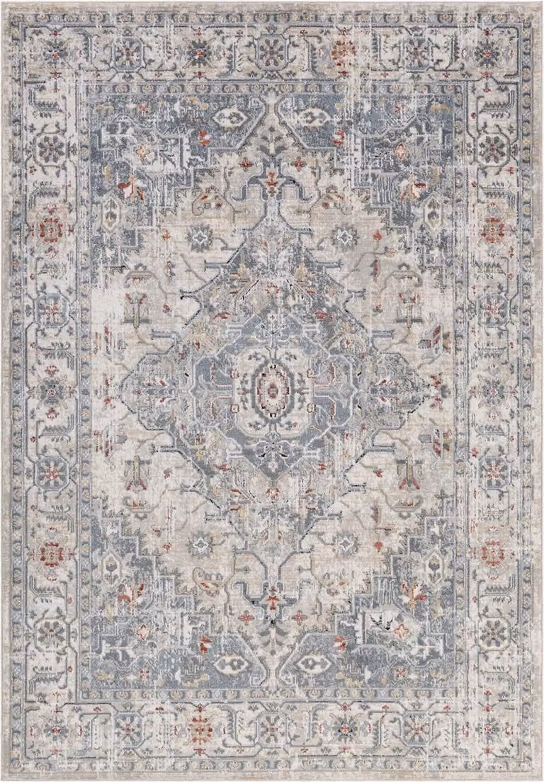 SURYA Dalila vloerkleed oosters vintage grijs