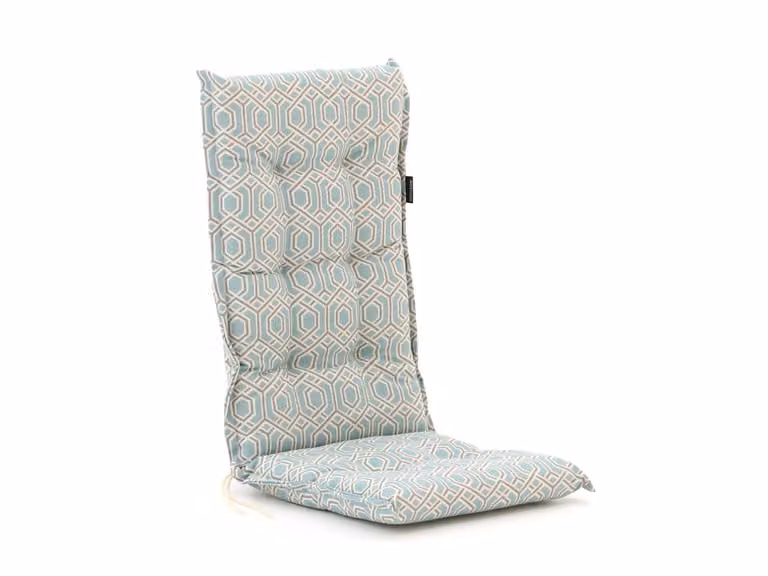 Madison Dik tuinkussen Blauw Katoen/Polyester B: 123 cm, D: 50 cm