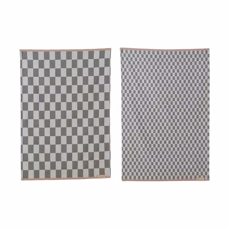 Mette Ditmer Mini-Max keukendoeken 2-pack Grijs, 50 x 70 cm