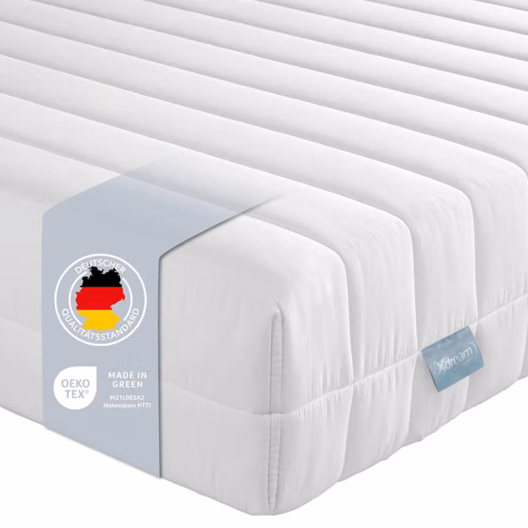 XDREAM Pure puntelastische koudschuimmatras voor volwassenen, B/D: 140 x 200 cm, Hoogte: 11 cm