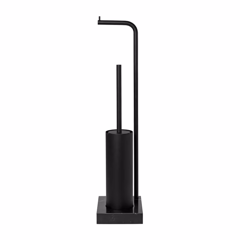 Blomus Modo toiletrolhouder en toiletborstel zwart
