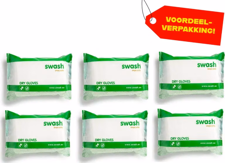Swash Droge Washandjes 50 stuks Voordeelverpakking