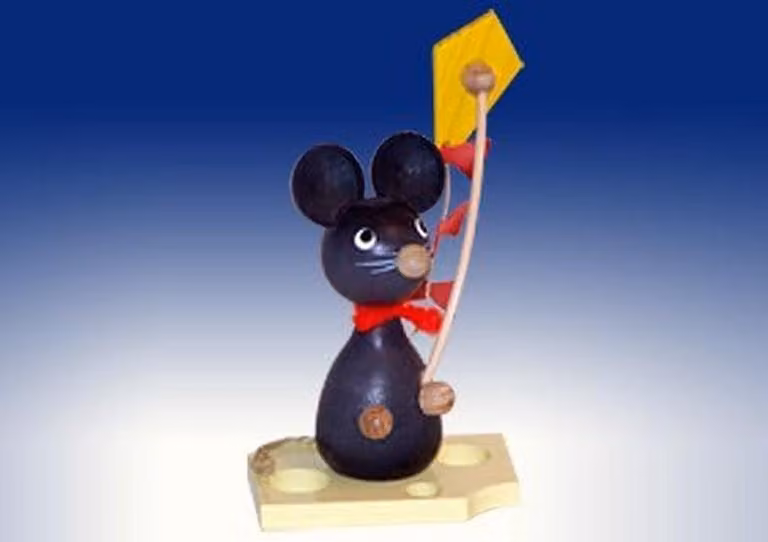 Decoratief keramiek kinderfiguur met draak voor op tafel