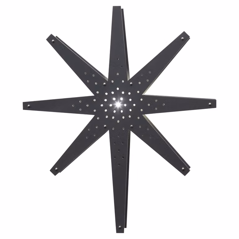 Star Trading Tall adventsster Grafietgrijs 60 x 70 cm