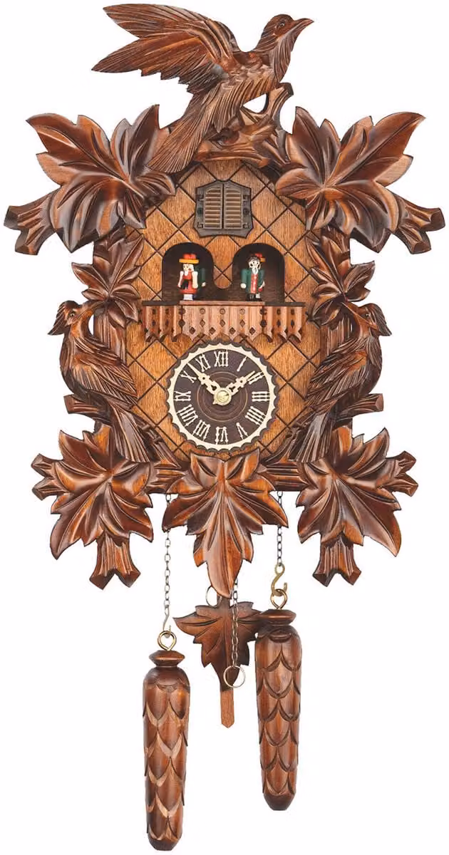 Trenkle Uhren Koekoeksklok model 369 met Quartz uurwerk, 42 cm