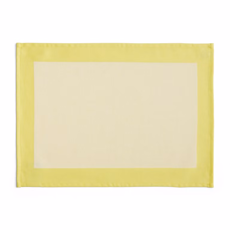 HAY Ram placemat geel B: 43 cm, D: 31 cm