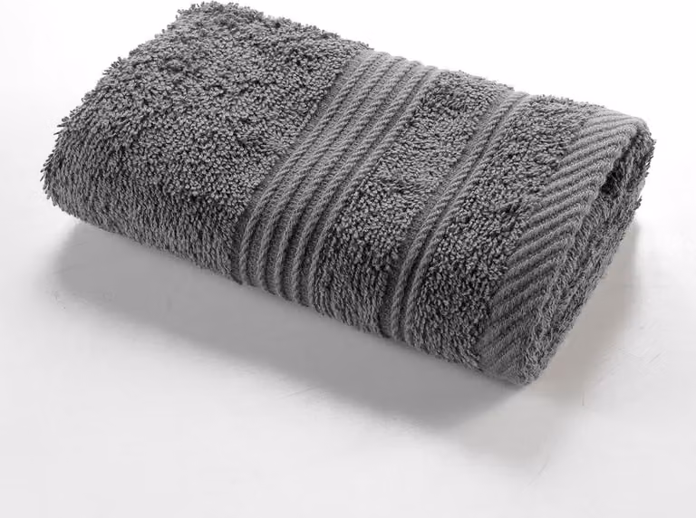 Antraciet gastenhanddoek van 100% katoen - 30 x 50 cm