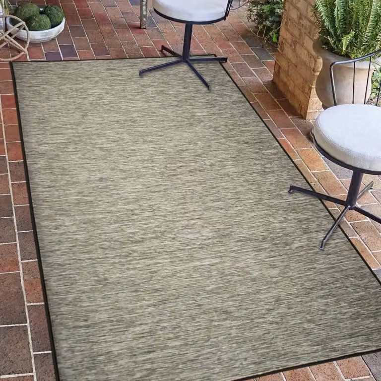 Teppich-Traum Binnen- en buitenmat met sisaloptiek, antraciet, B/D: 60 x 100 cm