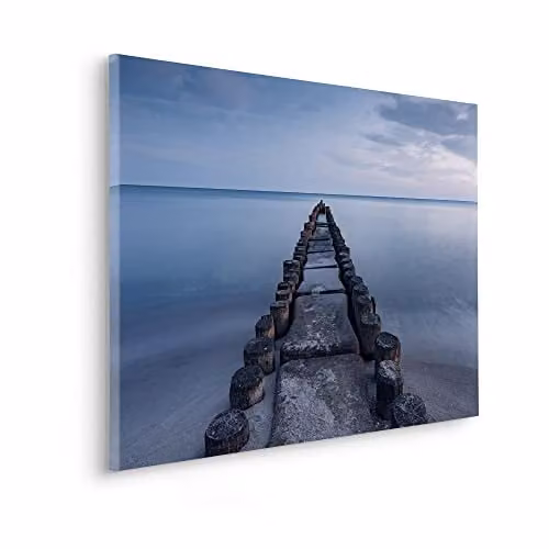 Komar Keilrahmenbild Oostzeebad Landschapsmotief B: 90 cm, H: 60 cm