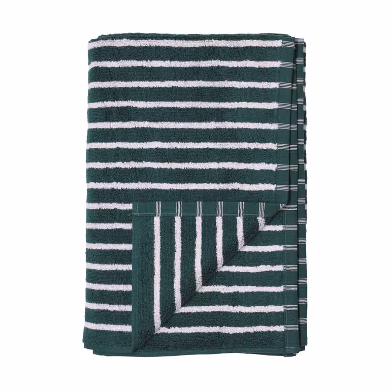 Scandi Living Drift badhanddoek Groen-paars 100 x 150 cm