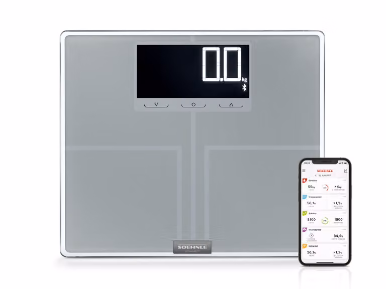 Soehnle Shape Sense Connect 200 met Bluetooth weegschaal
