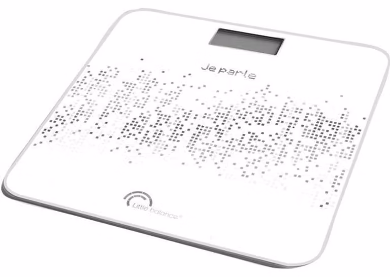Little Balance Elektronische Spraakweegschaal met Stem - Zwart - Max 180kg / 100g nauwkeurigheid