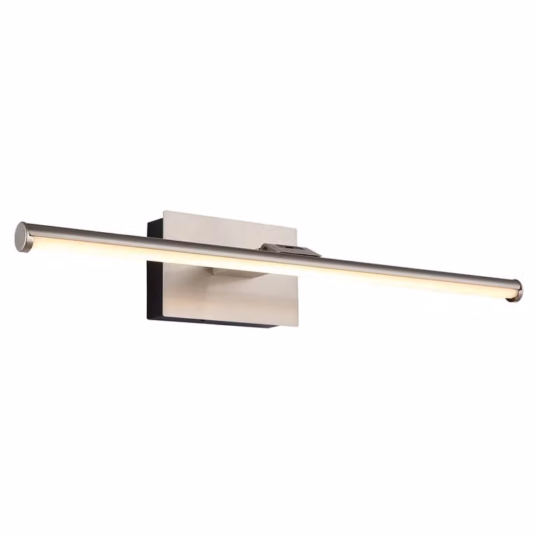 Globo Jaime LED-schilderijlamp wit/zilver B: 40 cm, H: 12 cm, D: 8 cm