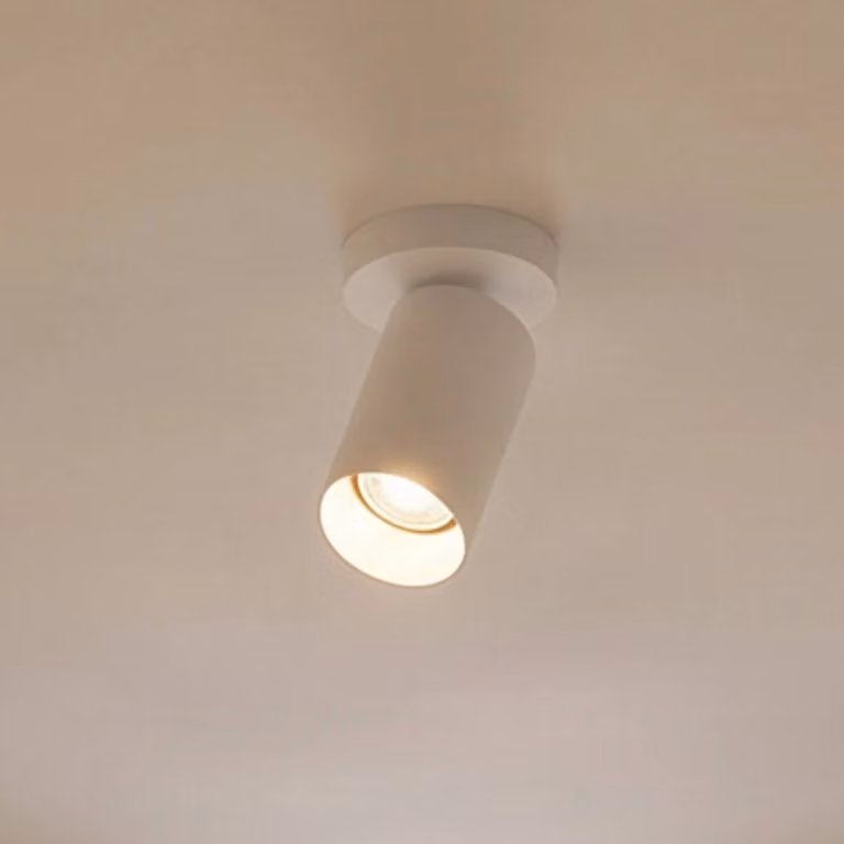 Arcchio Brinja moderne ronde wand- en plafondlamp wit, dimbaar, aluminium, Hoogte: 12 cm