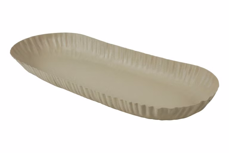 Countryfield Dusan schaal creme B/D/H: 50 x 20 x 5 cm