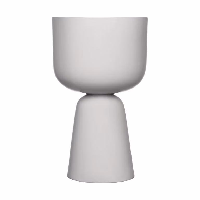 Iittala Nappula bloempot Lichtgrijs Ø15 cm, H 26 cm