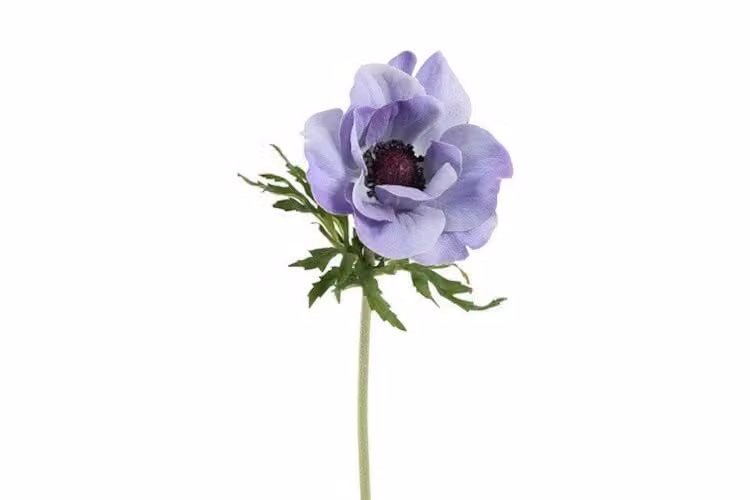 Countryfield zijden bloem Anemone blauw 52 cm