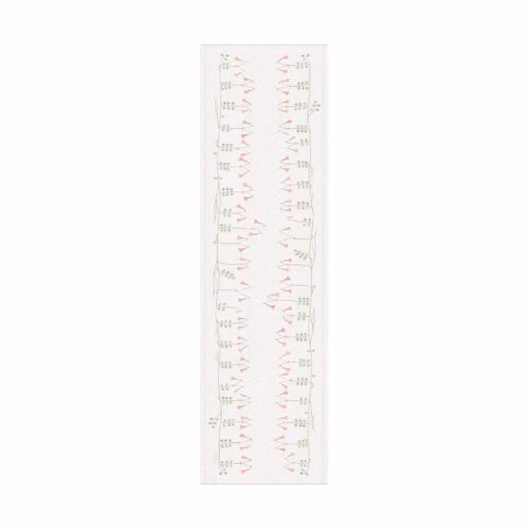 Ekelund Linneväveri Linnea tafelloper Roze, B: 35 cm, L: 120 cm