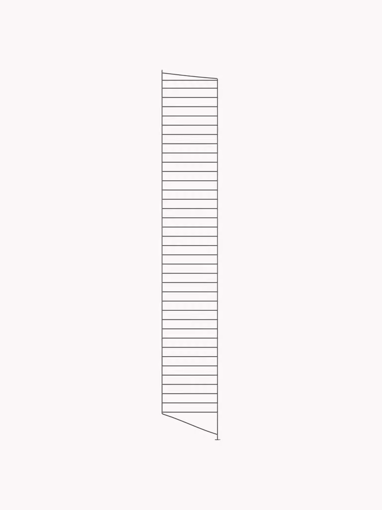 String Furniture Vloerpaneel String System, B: 30 cm, H: 200 cm