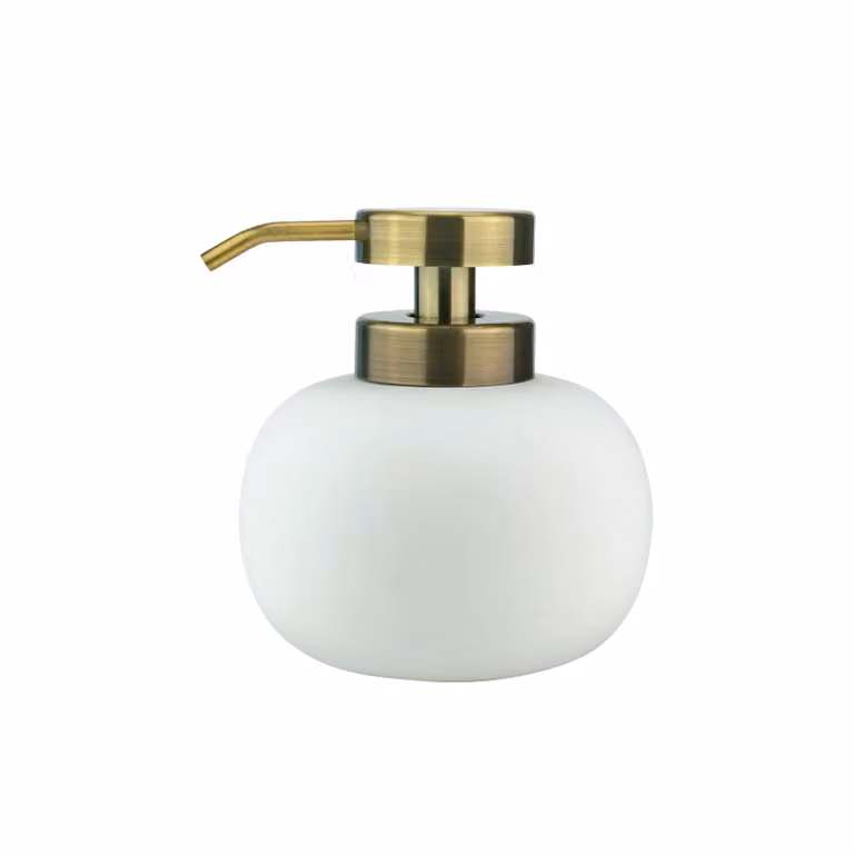 Mette Ditmer Lotus zeepdispenser laag wit