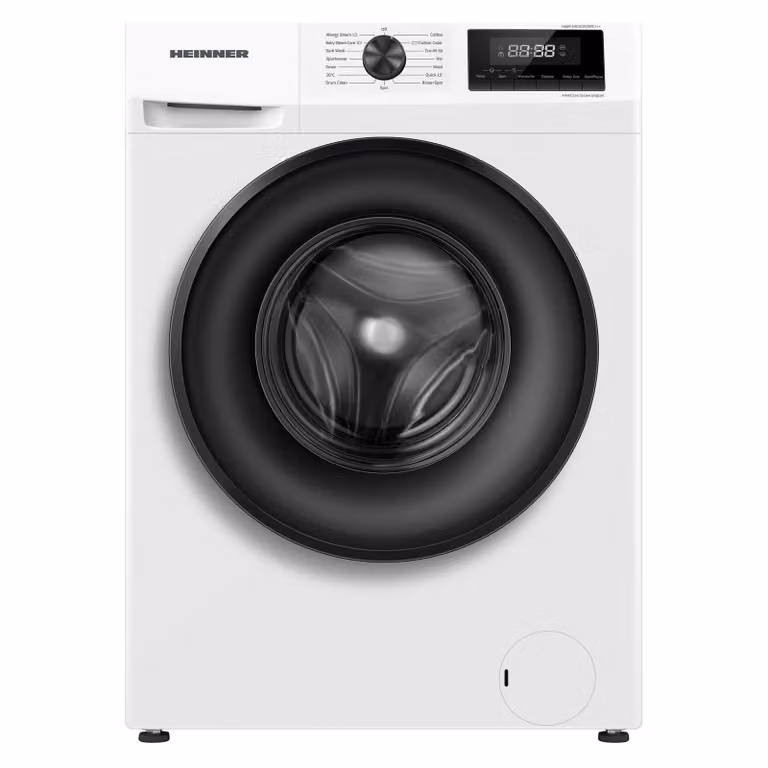 Heinner HWM-H6010IVSMC+++ Slanke Voorlader Wasmachine, 6 kg, 1000 tpm, Anti-kreuk, LED-display, Wit