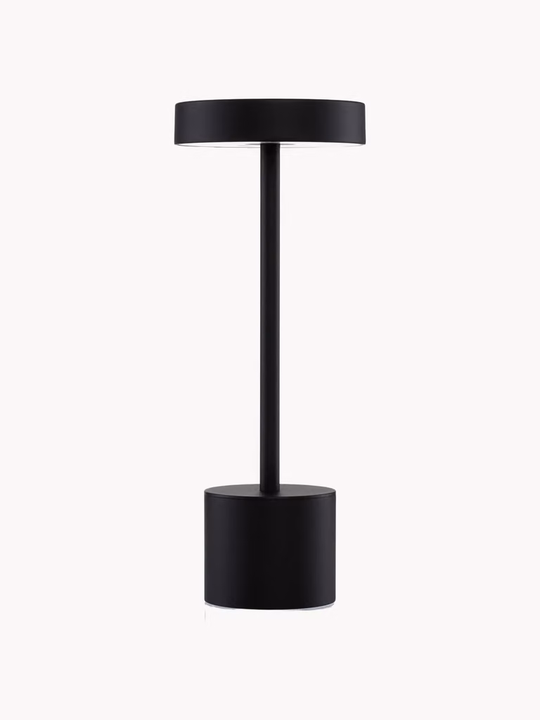 Nova Luce Fumo oplaadbare LED tafellamp zwart dimbaar