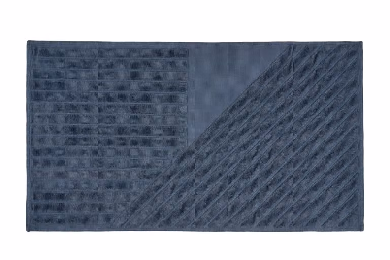 NJRD Stripes badmat Blauw 50 x 90 cm