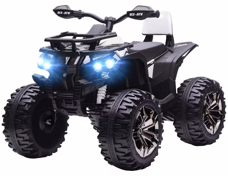 HOMCOM Elektrische Quad voor Kinderen met Koplampen en USB-aansluiting