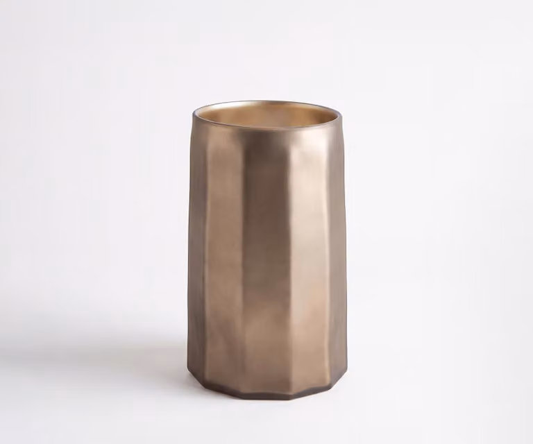 Delife Vaas Octara Glas Opal B: 18 cm, D: 18 cm, H: 28 cm
