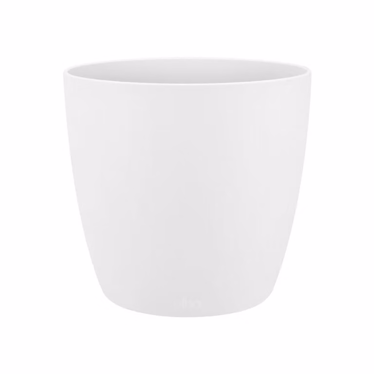 Elho Brussels Round Mini Plantenpot - Wit - Hoogte: 7 cm