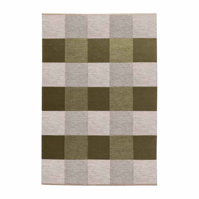 Kateha Night and Day handgeweven wollen tapijt - Groen - 170 x 240 cm en 200 x 300 cm
